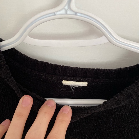 Question mark knit boxy tee, thrifted - Picture 2 of 3